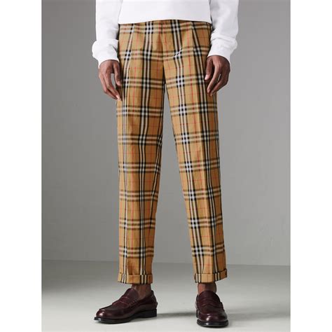 used burberry print pants|burberry pants vintage.